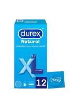 DUREX NATURAL XL PRESERVATIVOS 12 U